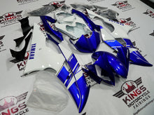 Yamaha R6 Fairings (2008-2016) Blue, White at KingsMotorcycleFairings.com