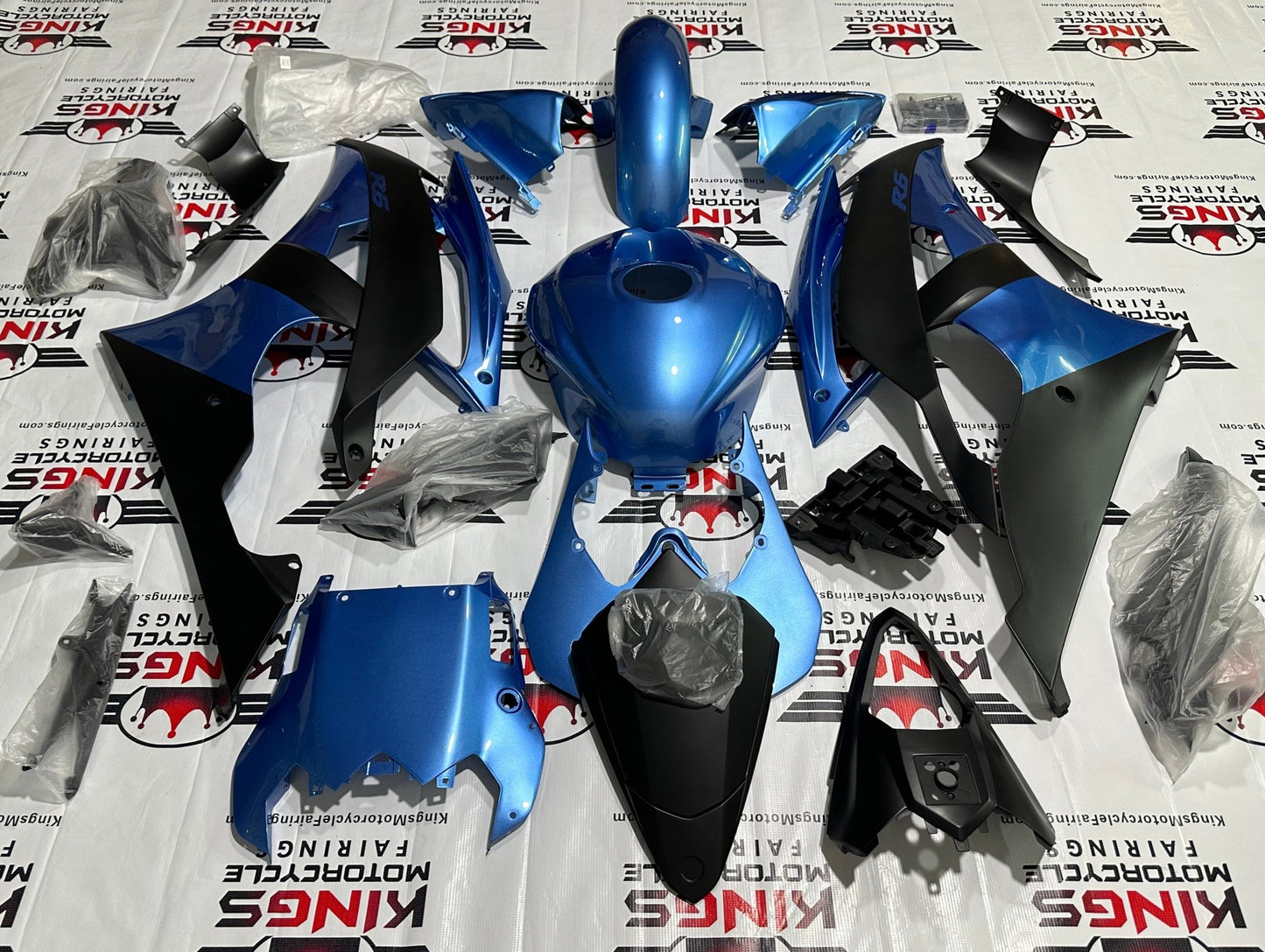 Yamaha YZF-R6 (2008-2016) Blue Fairings at KingsMotorcycleFairings.com