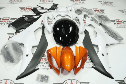 Yamaha R6 Fairings (2008-2016) White, Orange, Black, Matte Black at KingsMotorcycleFairings.com