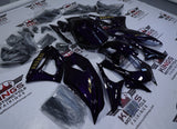 Yamaha R7 Fairing Kit (2021-2025) Dark Purple, Gold at KingsMotorcycleFairings.com