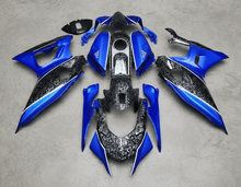 Yamaha R7 Fairing Kit (2021-2025) Forged Carbon Fiber Style, Blue, White at KingsMotorcycleFairings.com