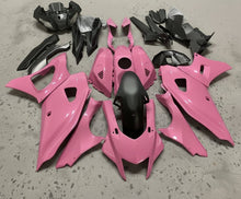 Yamaha R7 Fairing Kit (2021-2025) Pink, Matte Black at KingsMotorcycleFairings.com
