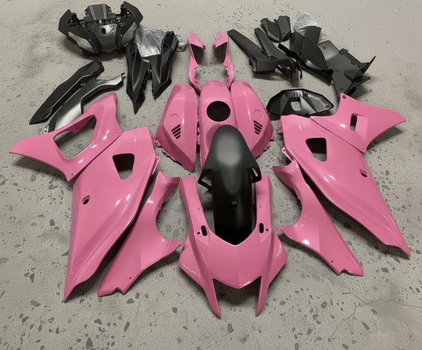 Yamaha R7 Pink Rims Yamaha R7 Fairings (2021-2025) Pink, Matte Black | Kings