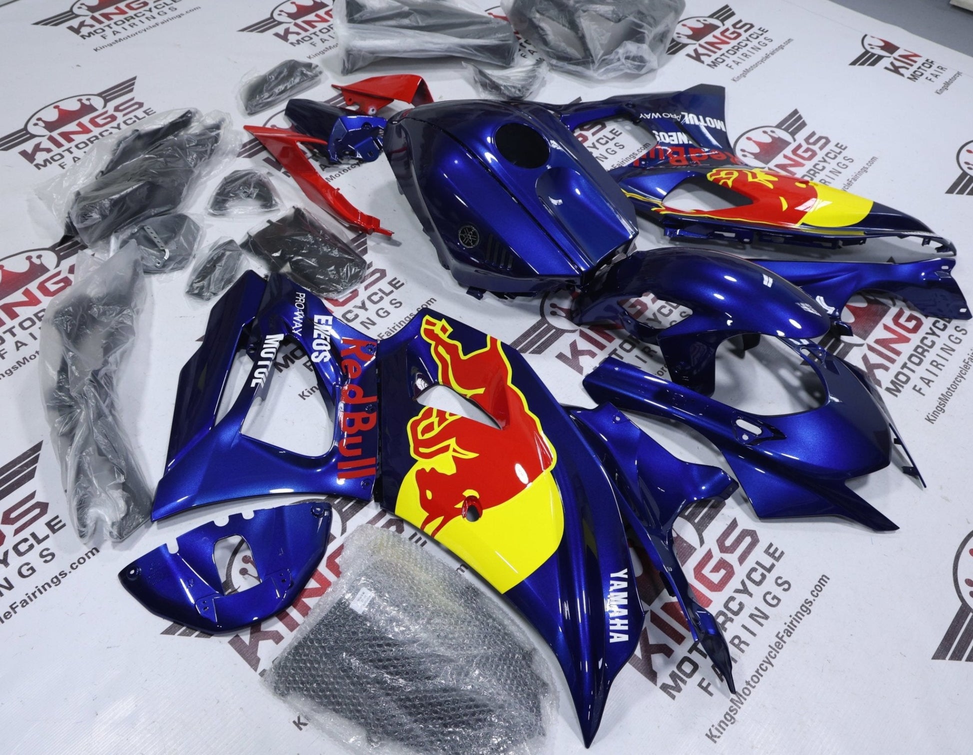 Yamaha R7 Fairing Set (2021-2025) Blue, Yellow, RedBull at KingsMotorcycleFairings.com