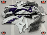Yamaha R7 Fairing Set (2021-2025) White, Dark Purple at KingsMotorcycleFairings.com