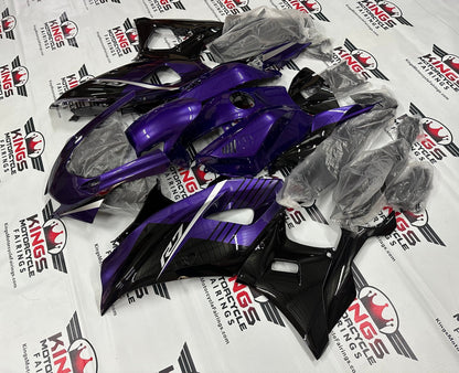 Yamaha R7 Fairing kit (2021-2025) Purple, Black at KingsMotorcycleFairings.com