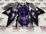Yamaha R7 Fairings (2021-2024) Purple, Black at KingsMotorcycleFairings.com