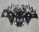 Yamaha R7 Fairings (2021-2025) All Black at KingMotorcycleFairings.com