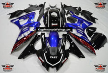 Yamaha R7 Fairings (2021-2025) Black, Blue at KingsMotorcycleFairings.com