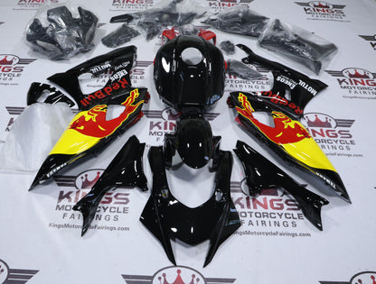 Yamaha R7 Fairings (2021-2025) Black, Yellow, RedBull from KingsMotorcycleFairings.com