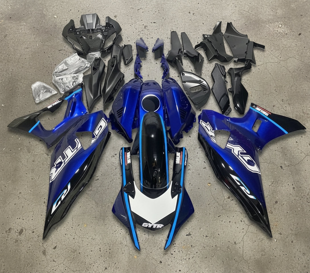 Yamaha R7 Fairings (2021-2025) Blue, Black, Light Blue – Kings ...