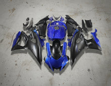 Yamaha R7 Fairings (2021-2025) Blue, Matte Black at KingMotorcycleFairings.com