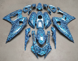 Yamaha R7 Fairings (2021-2025) Blue Snow Camouflage from KingsMotorcycleFairings.com