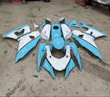 Yamaha R7 Fairings (2021-2025) Blue Turquoise, White from KingMotorcycleFairings.com