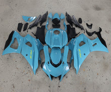 Yamaha R7 Fairings (2021-2025) Blue Turquoise, Yellow from KingMotorcycleFairings.com