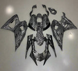 Yamaha R7 Fairings (2021-2025) Faux Forged Carbon Fiber at KingMotorcycleFairings.com