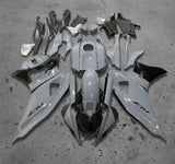 Yamaha R7 Fairings (2021-2025) Gray, Black at KingsMotorcycleFairings.com