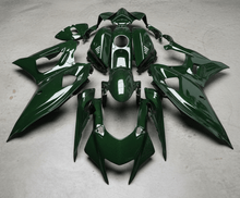 Yamaha R7 Fairings (2021-2025) Green Faux Carbon Fiber from KingsMotorcycleFairings.com
