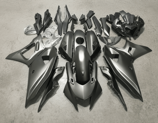 Yamaha R7 Fairings (2021-2025) Matte Black from KingsMotorcycleFairings.com