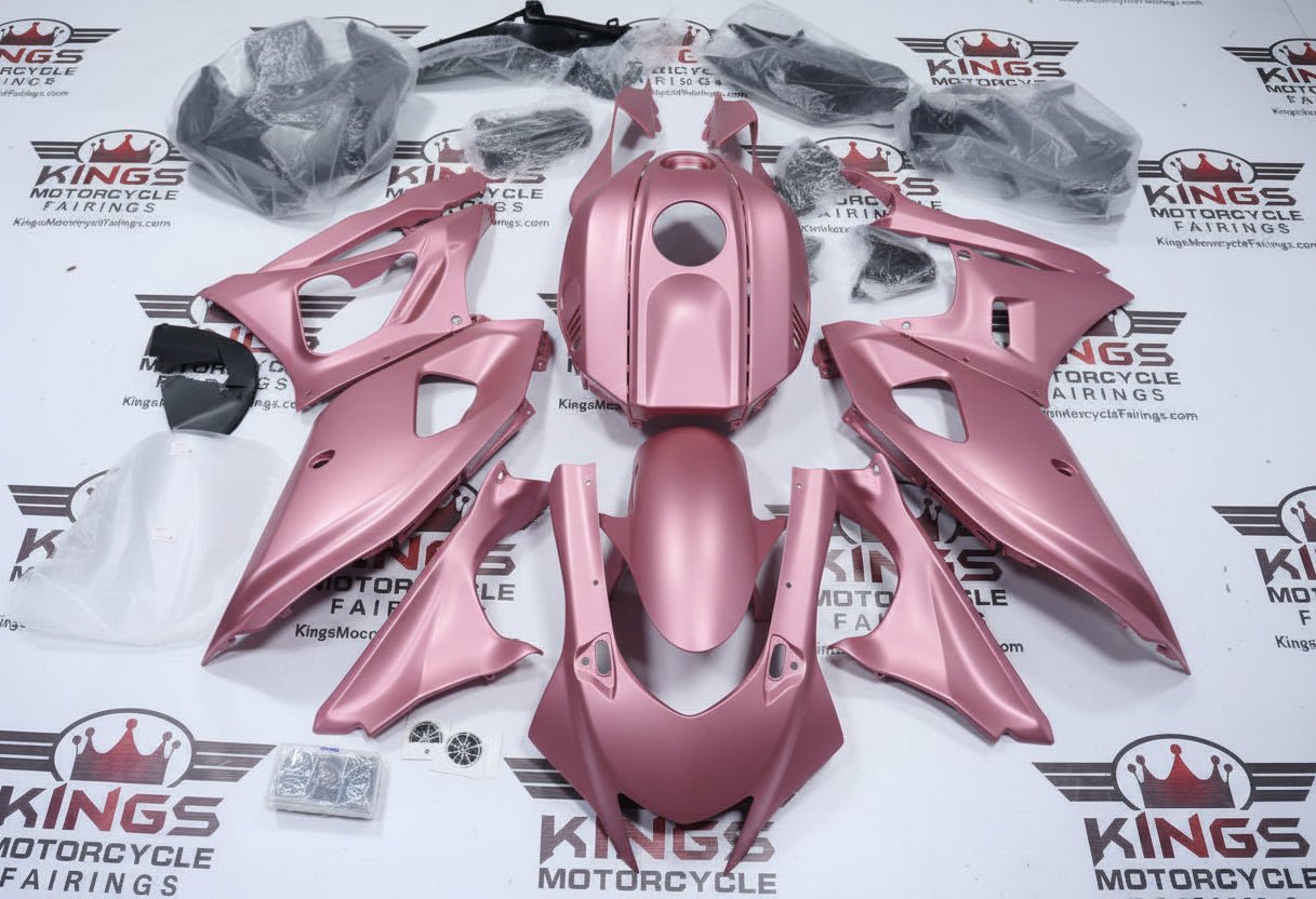 Yamaha R7 Fairings (2021-2025) Matte Pink from KingsMotorcycleFairings.com