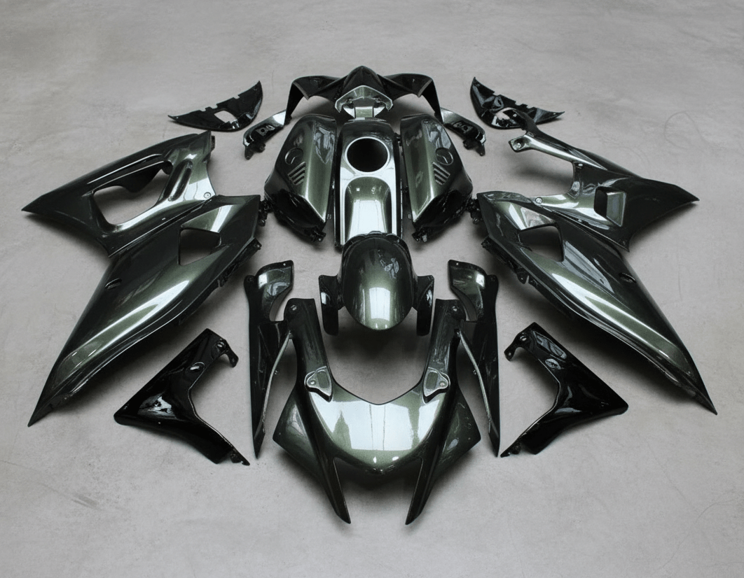 Yamaha R7 Fairings (2021-2025) Metallic Gray | Kings – Kings Motorcycle ...
