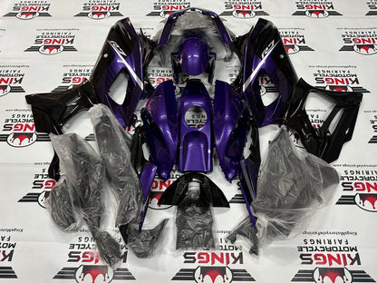 Yamaha R7 Fairings (2021-2025) Purple, Black from KingsMotorcycleFairings.com