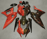 Yamaha R7 Fairings (2021-2025) Red, Black, Cracks from KingsMotorcycleFairings.com