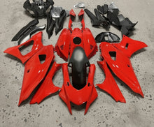 Yamaha R7 Fairings (2021-2025) Red, Matte Black at KingsMotorcycleFairings.com