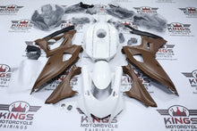 Yamaha R7 Fairings (2021-2025) White, Matte Brown from KingsMotorcycleFairings.com