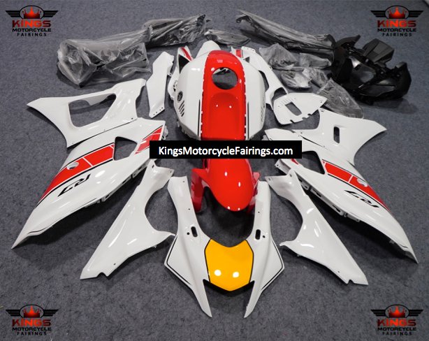Yamaha R7 Fairings (2021-2025) White, Red, Yellow at KingsMotorcycleFairings.com