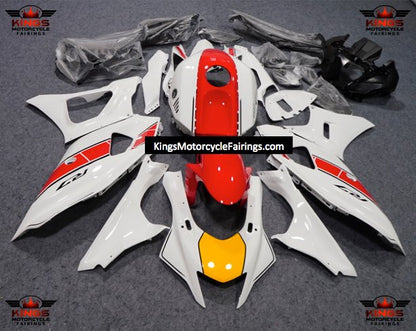 Yamaha R7 Fairings (2021-2025) White, Red, Yellow at KingsMotorcycleFairings.com