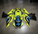 Yamaha R7 Fairings (2021-2025) Yellow, Black Shark from KingsMotorcycleFairings.com