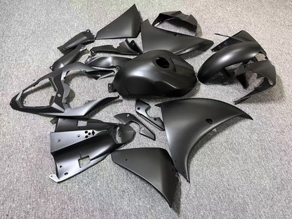 Yamaha YZF-R1 Fairing Kit (2012-2014) All Flat Black at KingsMotorcycleFairings.com
