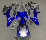 Yamaha YZF-R1 Fairing Kit (2020-2025) Blue, Silver at KingsMotorcycleFairings.com