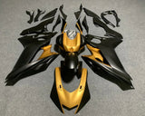 Yamaha YZF-R1 Fairing Kit (2020-2025) Gold, Matte Black at KingsMotorcycleFairings.com