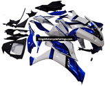 Yamaha YZF-R1 Fairing Set (2020-2025) White, Blue at KingsMotorcycleFairings.com