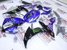 Yamaha YZF-R1 Fairings (2004-2006) Blue, Black, Green Monster from KingsMotorcycleFairings.com