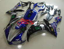 Yamaha YZF-R1 Fairings (2004-2006) Blue, Black, White, Monster at KingsMotorcycleFairings.com