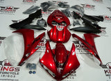 Yamaha YZF-R1 Fairings (2004-2006) Candy Apple Red, Black at KingsMotorcycleFairings.com