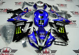 Yamaha YZF-R1 Fairings (2007-2008) Monster Blue & Black at KingsMotorcycleFairings.com