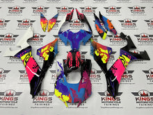 Yamaha YZF-R1 Fairings (2020-2025) Black, Pink Graffiti at KingsMotorcycleFairings.com