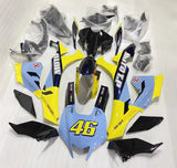 Yamaha YZF-R1 Fairings (2020-2025) Blue, Yellow, Dark Blue at KingsMotorcycleFairings.com