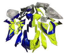 Yamaha YZF-R1 Fairings (2020-2025) Blue, Yellow, Sun, Moon at KingsMotorcycleFairings.com