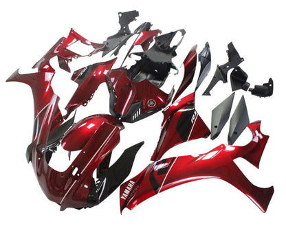 Yamaha YZF-R1 Fairings (2020-2025) Candy Red, Black, White at KingsMotorcycleFairings.com