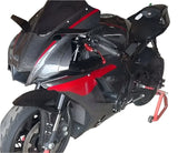 Yamaha YZF-R1 Fairings (2020-2025) Faux Carbon Fiber, Candy Red at KingsMotorcycleFairings.com