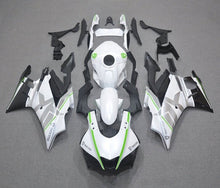 Yamaha YZF-R3 (2022-2024) Matte White, Silver, Green Fairings at KingsMotorcycleFairings.com