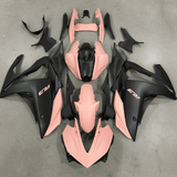 Yamaha YZF-R3 Fairings (2015-2018) Matte Black, Matte Pink at KingsMotorcycleFairings.com
