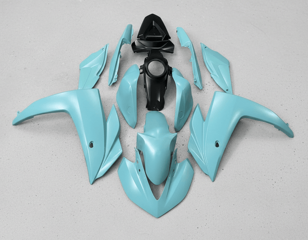 Yamaha YZF-R3 Fairings (2015-2018) Matte Light Blue from KingsMotorcycleFairings.com