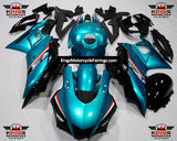 Yamaha YZF-R3 Fairings (2019-2021) Blue Turquoise from KingsMotorcycleFairings.com