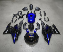 Yamaha YZF-R3 Fairings (2022-2024) Black, Blue, Eneos at KingsMotorcycleFairings.com